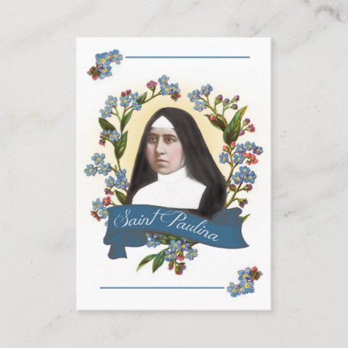 St Paulina Saint of DiabeticsDiabetes Holy Card