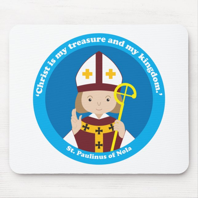 St. Paulinus of Nola Mouse Pad (Front)