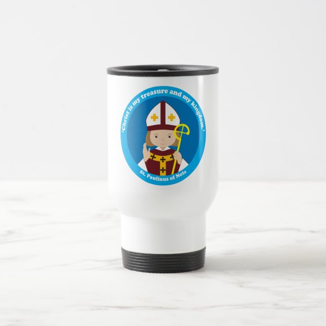 St. Paulinus of Nola Travel Mug (Center)