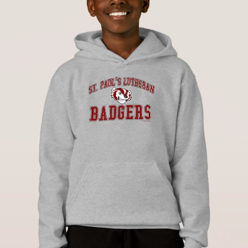 St Pauls Badgers Light Steel ComfortBlend Hoodie