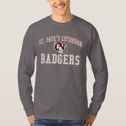 St Pauls Badgers Smoke Basic Long Sleeve T_Shirt