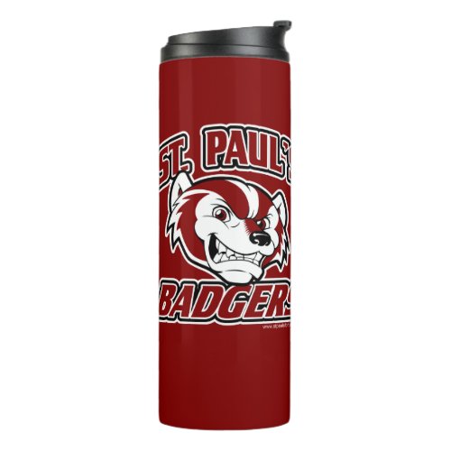 St Pauls Badgers Thermal Tumbler