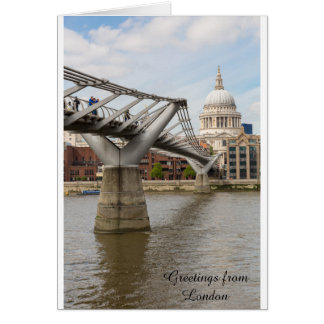 St Paul's Cathedral and the Millenium Bridge Cards