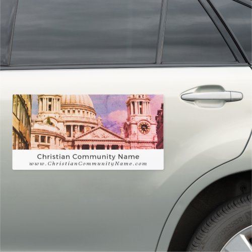 St Pauls Cathedral Christianity Religious Car Magnet