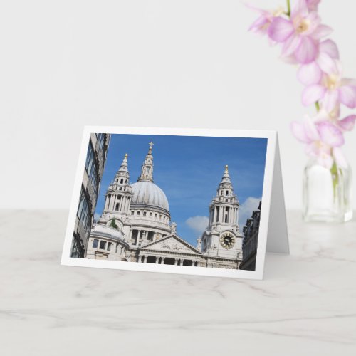 St Pauls Cathedral London England Card