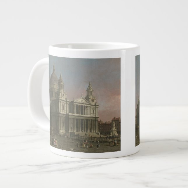St. Paul's Cathedral, London, England Giant Coffee Mug (Front Left)