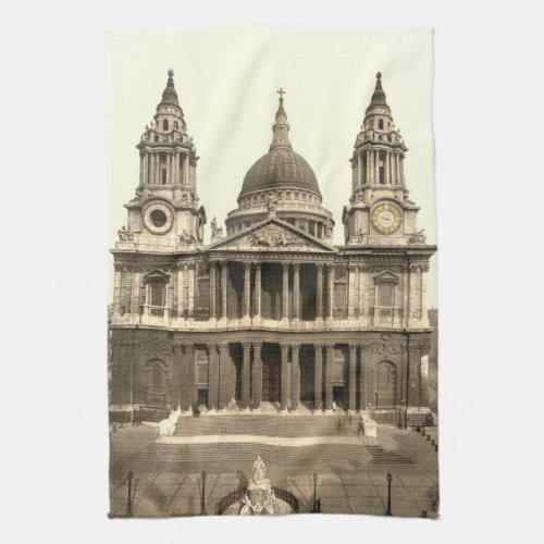 St Pauls Cathedral London England Kitchen Towel