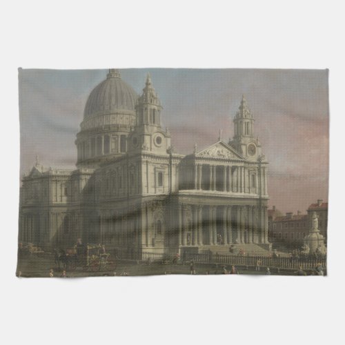 St Pauls Cathedral London England Kitchen Towel