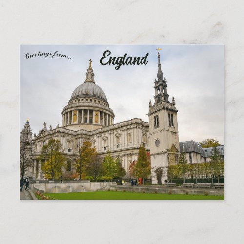 St Pauls Cathedral London England Postcard
