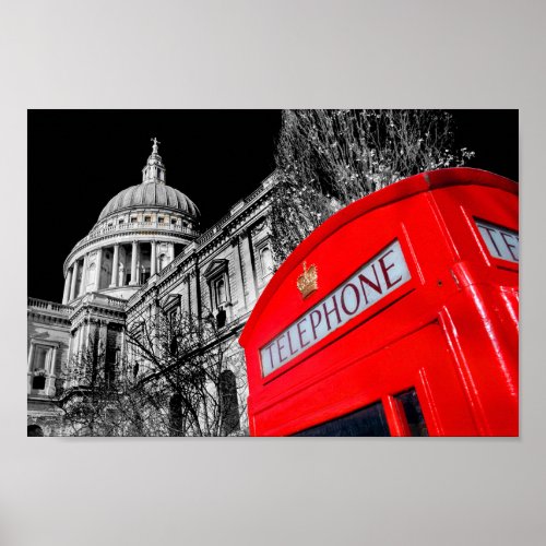 St Pauls Cathedral London England UK Poster