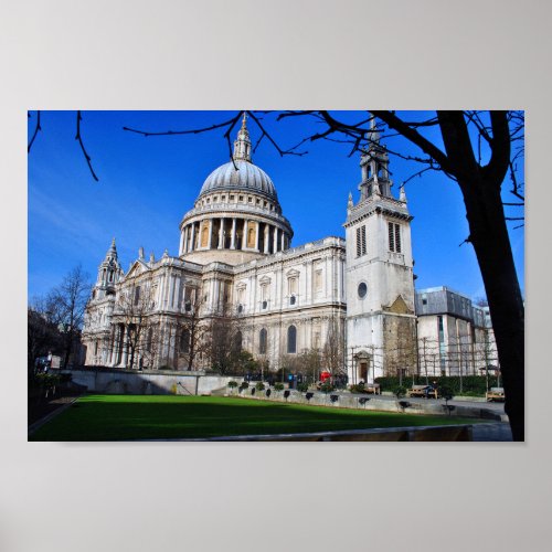 St Pauls Cathedral London England UK Poster