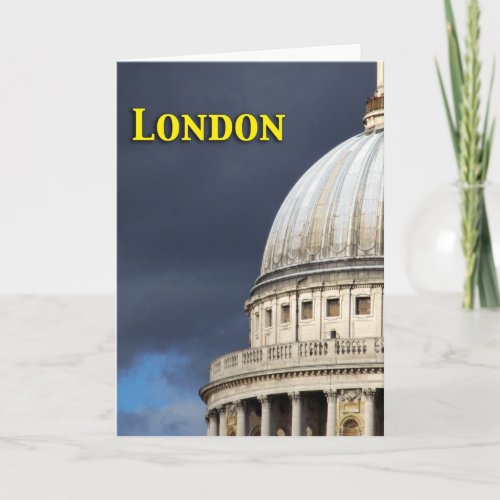 St Pauls Cathedral London Holiday Card