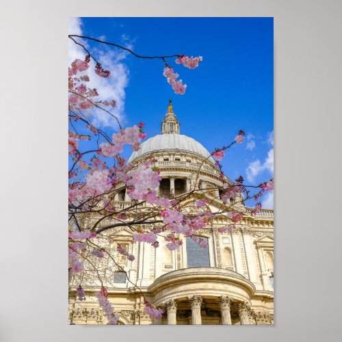 StPauls Cathedral London UK 12 x 8 Poster