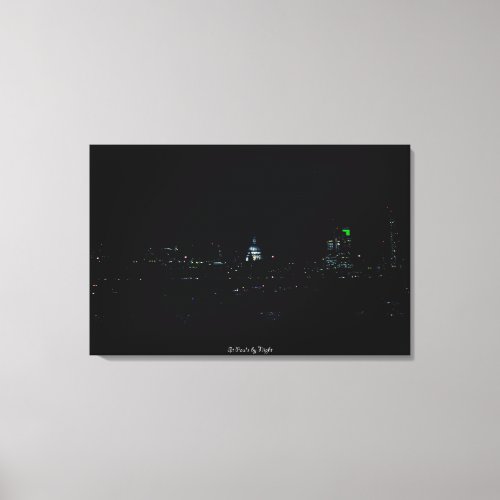 St Pauls Cathedral London UK Cityscape Canvas Print