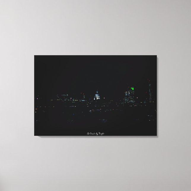 St Paul's Cathedral London, UK Cityscape Canvas Print (Front)