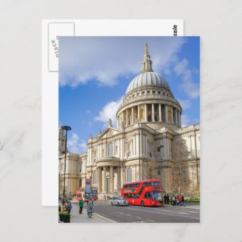 St Paul's Cathedral, London UK Postcard | Zazzle