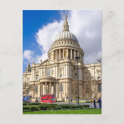 st Pauls Cathedral London UK Postcard