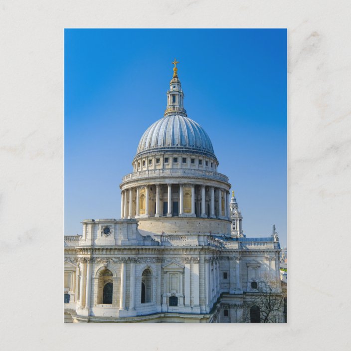 St.Paul's Cathedral London, UK Postcard | Zazzle.com