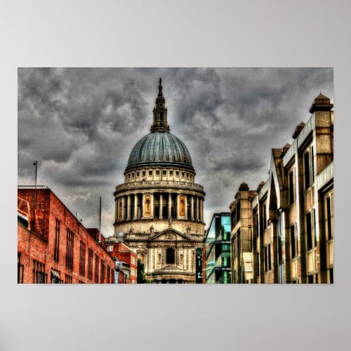 St Pauls Cathedral London UK Poster