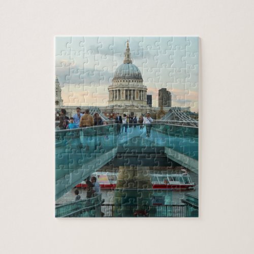 St Pauls Cathedral Millennium Bridge London Jigsaw Puzzle