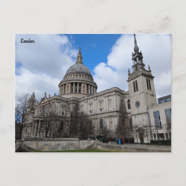 St. Paul's Cathedral Postcard (Front)