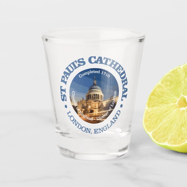 St Paul's Cathedral Shot Glass (Front)