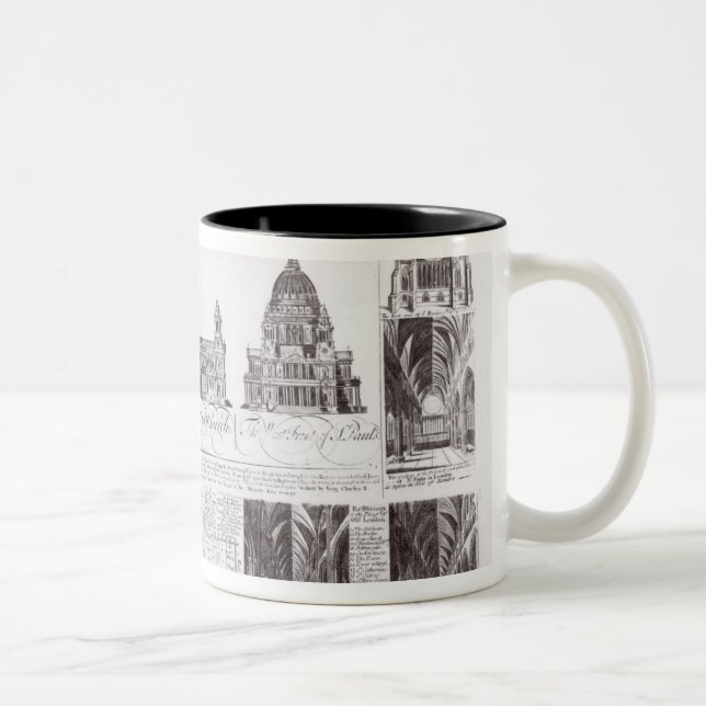 St. Paul's Cathedral Two-Tone Coffee Mug (Right)