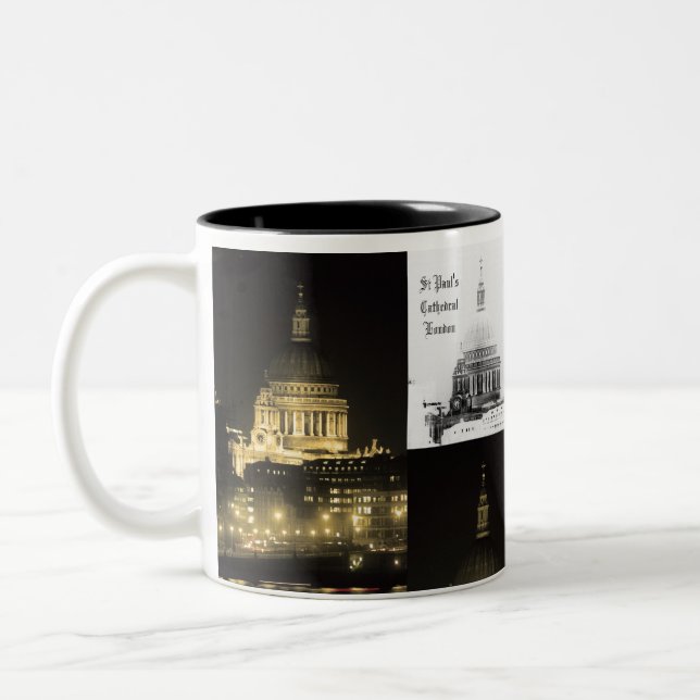 St Paul's Cathedral Two-Tone Coffee Mug (Left)