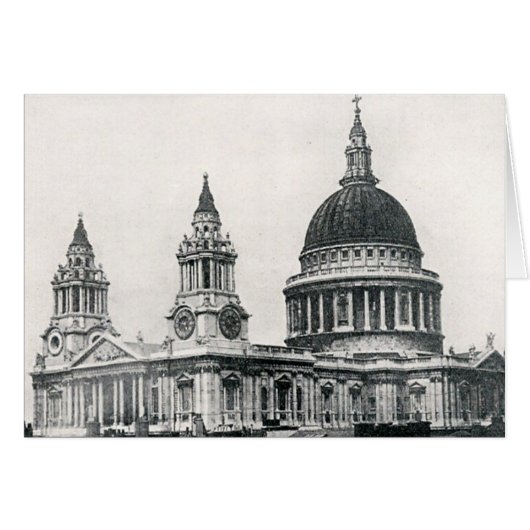St Pauls Catherdral, London Cards (Front Horizontal)