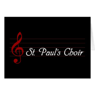 St. Paul's Choir Cards