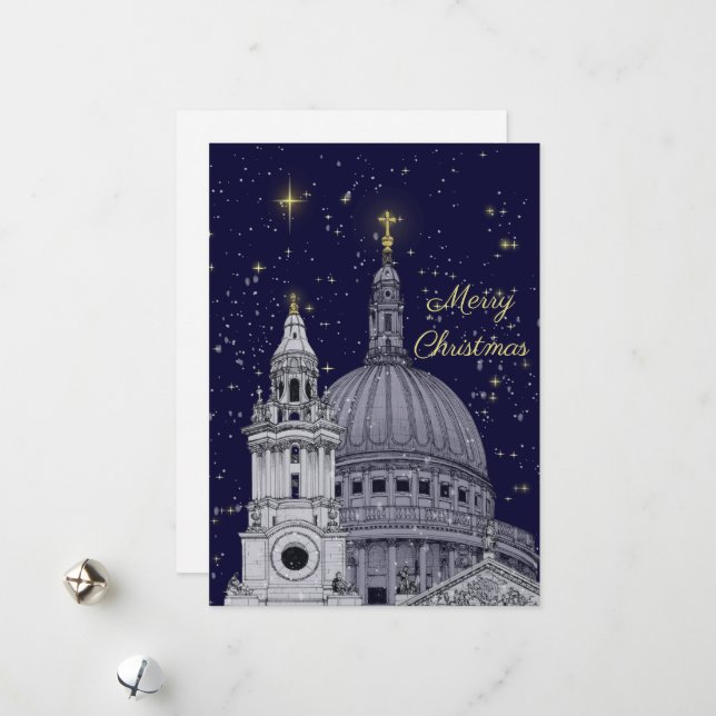 St Paul's Christmas Card (Front/Back In Situ)