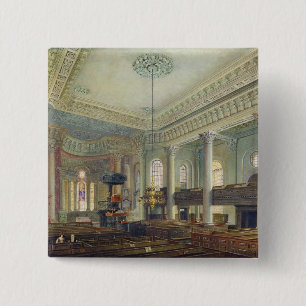 St. Paul's, Deptford (w/c on paper) Button
