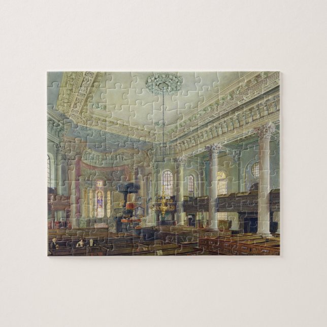 St. Paul's, Deptford (w/c on paper) Jigsaw Puzzle (Horizontal)