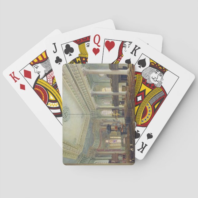 St. Paul's, Deptford (w/c on paper) Poker Cards (Back)