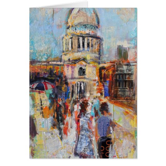 St Paul's from the Millennium Bridge Cards (Front)