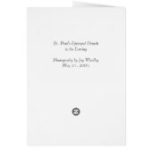St. Paul's in the Evening Cards (Back)