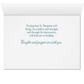 St. Peregrine, Patron Saint of Cancer (Inside Horizontal (Bottom))