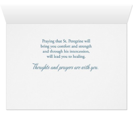 St. Peregrine, Patron Saint of Cancer (Inside Horizontal (Bottom))