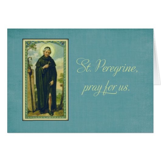 St. Peregrine, Patron Saint of Cancer (Front Horizontal)