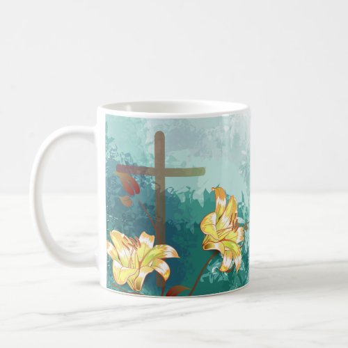 St Peregrine Patron Saint of Cancer Cross Coffee Mug