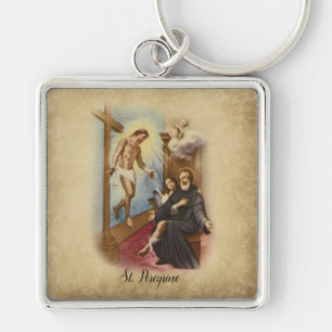 St. Peregrine Patron Saint of Cancer Patients Keychain