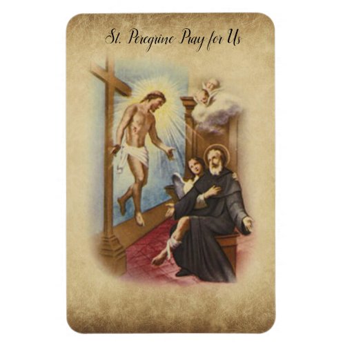 St Peregrine Patron Saint of Cancer Patients Magnet