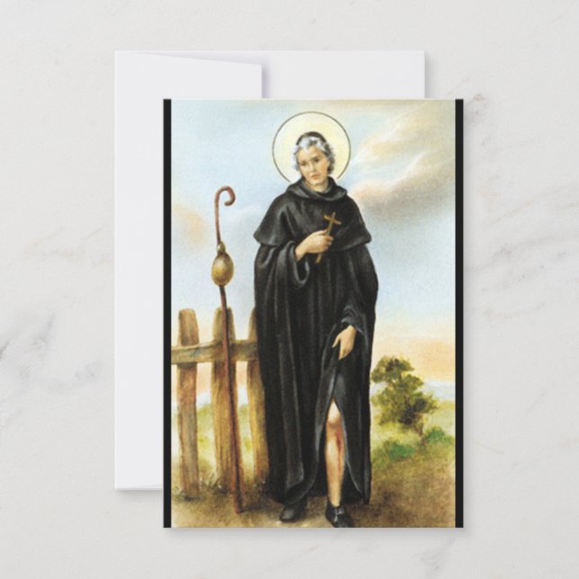 St Peregrine Patron Saint of Cancer Prayer Card (Front)