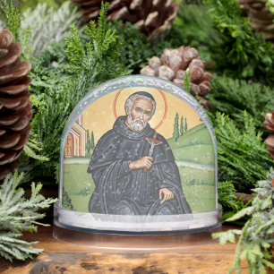 St. Peregrine Patron Saint of Cancer Prayer Snow Globe