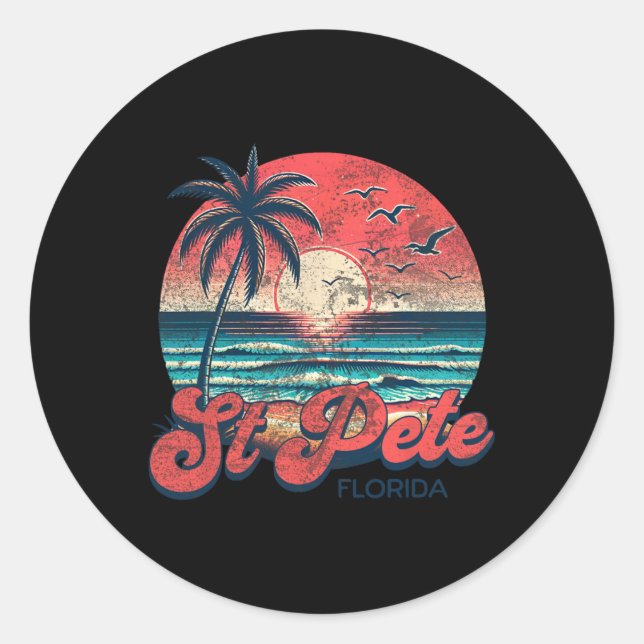 St Pete _1  Classic Round Sticker (Front)