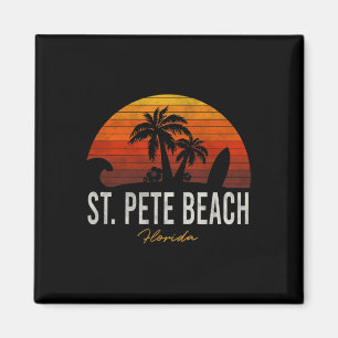 St. Pete Beach Florida Fl Palms Vacation Surf Suns Magnet