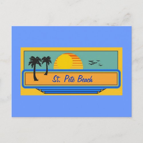 St Pete Beach Florida Postcard