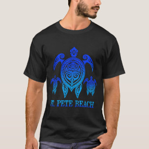 St Pete Beach Florida Sea Turtle Retro T-Shirt