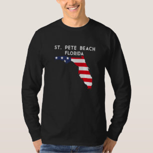 St Pete Beach Florida USA State America Travel Flo T-Shirt