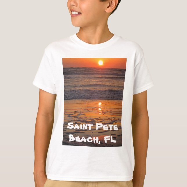St. Pete Beach Sunset T-shirt (Front)